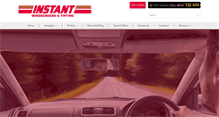 Desktop Screenshot of instantwindscreens.com.au